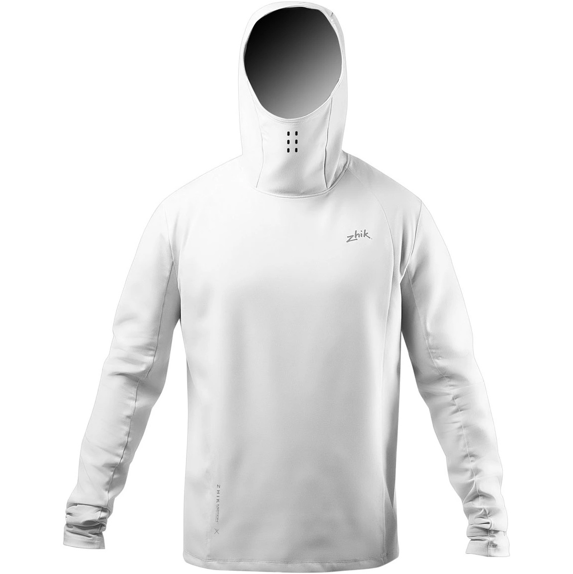 2026 Zhik Mens Motion Long Sleeve Hooded Top ATP-0100-M-PLT - Platinum
